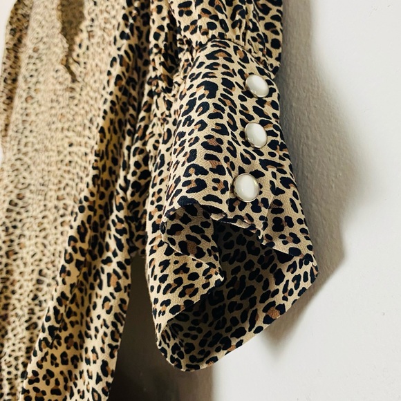 Zadig & Voltaire Animal Print Mini Dress Size Small - Picture 5 of 13